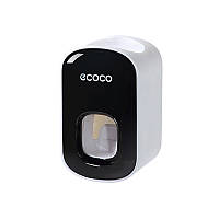 Диспенсер для зубной пасты ECOCO E1922 Black + White механический Gold