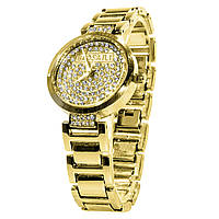 Наручные часы BAOSAILI KJ805 Gold с камнями модный дизайн Баосаили для женщин и девушек Gold