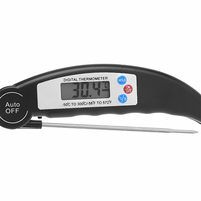 Пищевой термометр Lesko HY-2701 Black (-50 до +300 ºС) для мяса масла Gold - фото 4 - id-p1436647134