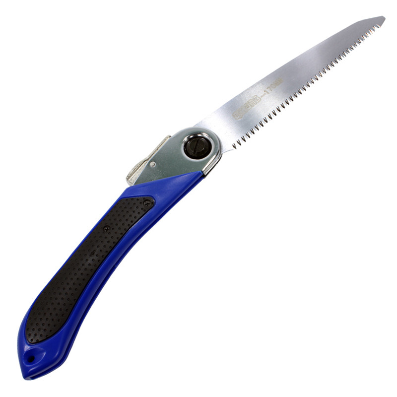 Ножовка садовая складная Qihong Blue 170 mm для обрезки ветвей ручная пила Gold - фото 1 - id-p1436643619