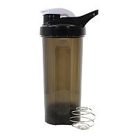 Спортивная бутылка для воды Lesko HC45 Black 600ml энергетических коктейлей спортсменов Gold