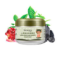 Маска для лица пузырьковая BIOAQUA Skin Care Carbonated Bubble Clay очищающая 100 г Оригинал Gold