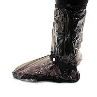 Резиновые бахилы на обувь от дождя Lesko SB-318 Черный р.38/39 водонепроницаемые защита от промокания Gold