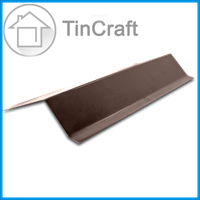 Карнизна планка для даху з бітумної черепиці — глянець 85х40 (товщина сталі 0,45 мм) — довжина 2 метри