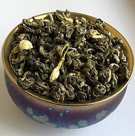 Китайський зелений чай Хуа Чжень Ло Жасминова Золота Равлик 100 г