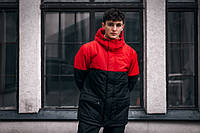 Демисезонная Куртка Waterproof (красно - черный)