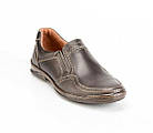 Чоловічі шкіряні туфлі Comfort Walk brown, фото 2