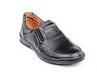 Чоловічі шкіряні туфлі Comfort Walk black, фото 2