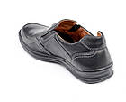 Чоловічі шкіряні туфлі Comfort Walk black, фото 4