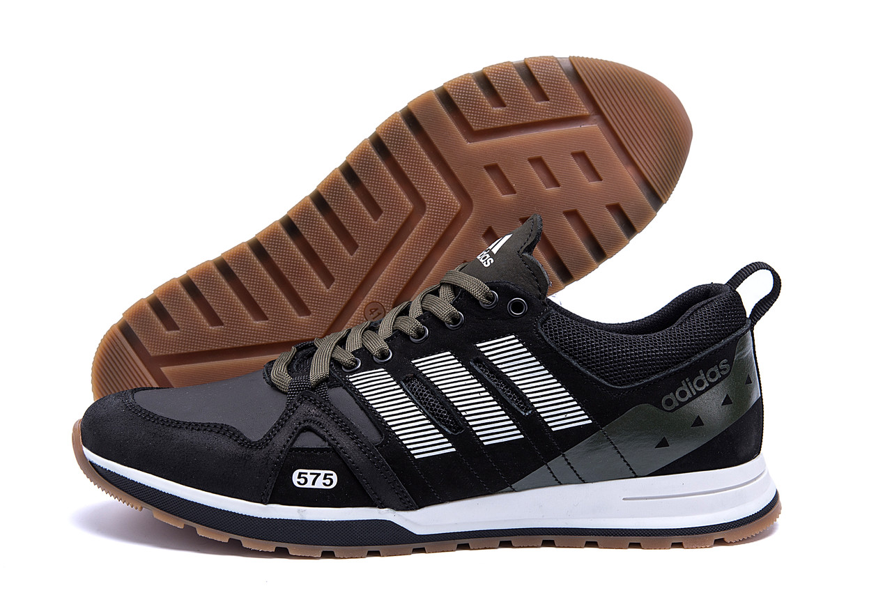 Чоловічі шкіряні кросівки Ads A19 Green Star, фото 1