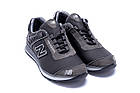 Чоловічі шкіряні кросівки NB Clasic Black, фото 4