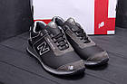 Чоловічі шкіряні кросівки NB Clasic Black, фото 7