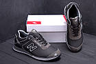 Чоловічі шкіряні кросівки NB Clasic Black, фото 8