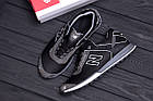 Чоловічі шкіряні кросівки NB Clasic Black, фото 10