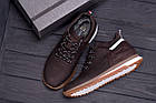 Чоловічі зимові шкіряні черевики ZG Chocolate Crossfit, фото 8