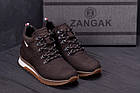 Чоловічі зимові шкіряні черевики ZG Chocolate Crossfit, фото 10