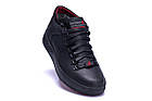 Чоловічі зимові шкіряні черевики ZG Black Exclusive Leather, фото 2