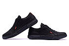 Чоловічі шкіряні кеди Levis Classic Black, фото 5