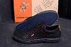 Чоловічі шкіряні кеди Levis Classic Black, фото 9