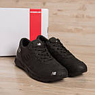 Чоловічі шкіряні кросіви NB Clasic Black, фото 6