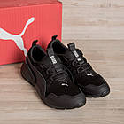 Чоловічі шкіряні кросівки Pm Runner Black, фото 8