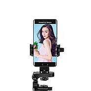 Тримач для смартфона, телефона, айфона на штатив Yunteng Phone Rotate Clip, фото 6