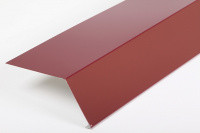 Капельник металевий для даху з профлиста покриття МАТ, розмір - 105х50 (PE - 0,5 мм) - довжина 2 метра