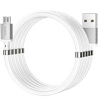 HOCO U91 USB AM на Micro Magic Magnetic 2,4A 1m White