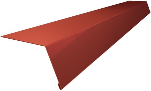 Крапельна планка покрівельна металева — покриття МАТ, розмір — 120х55 (PE-0,4 мм) — Колір RAL на замовлення, фото 1