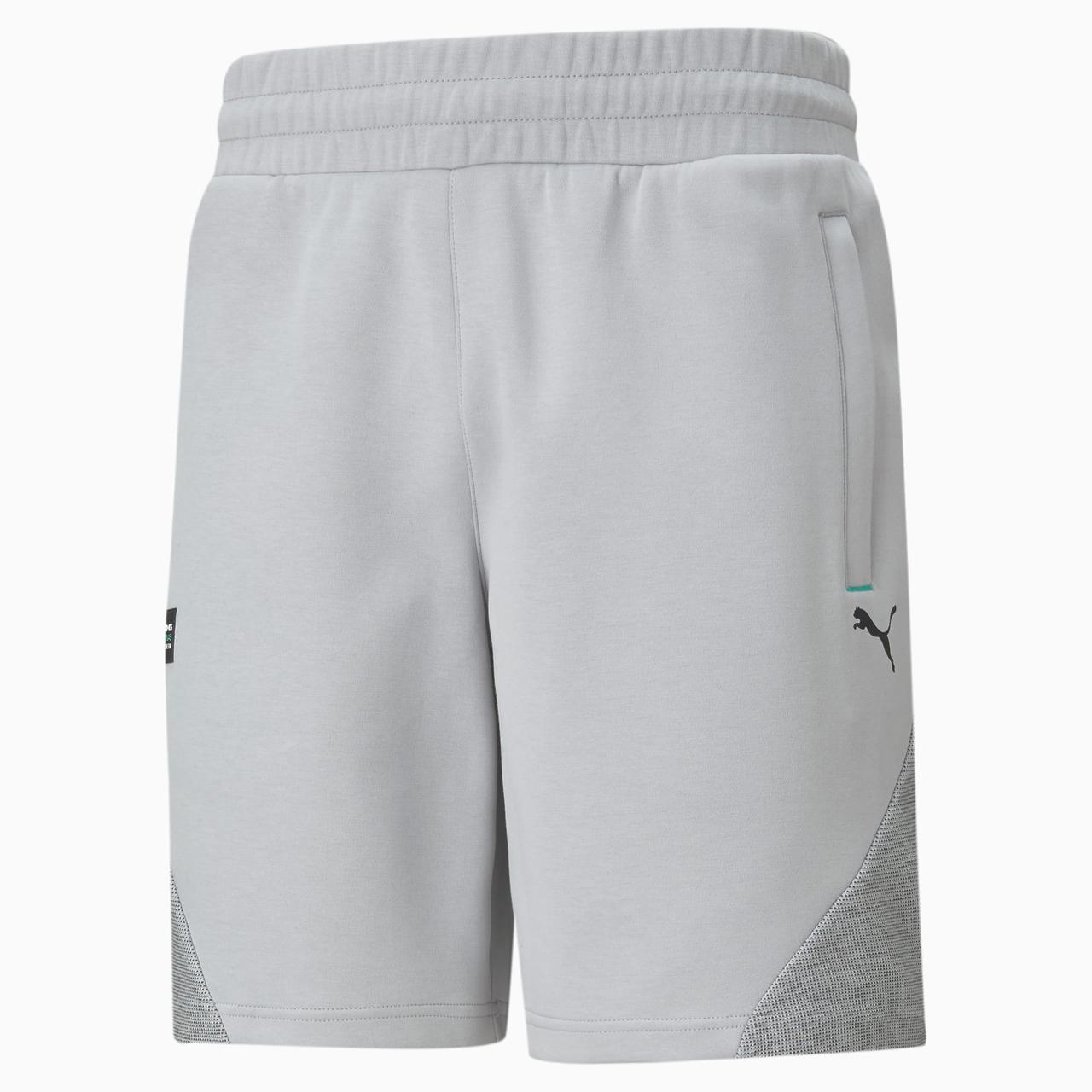 Чоловічі трикотажні шорти PUMA Mercedes-AMG Petronas F1 men's Sweat Shorts ОРИГІНАЛ (розмір M, XL) сірі