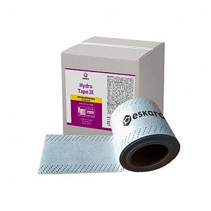 Стрічка гідроізоляційна для кутів і стиків Eskaro Hydro Tape 2К 0.12 м х 50 м, фото 1