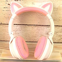 Беспроводные наушники кошачьи ушки с LED подсветкой в так музыке Cat Headset STN 26 Bluetooth ФОТО