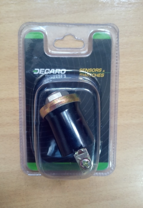 Вимикач кнопковий двухклемовый, ВК-322 (DECARO)