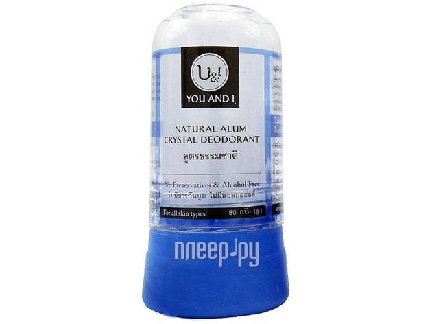 943191 Дезодорант кристалічний натуральний "U&I Stick body deodorant natural", 80 г. (943191), фото 1