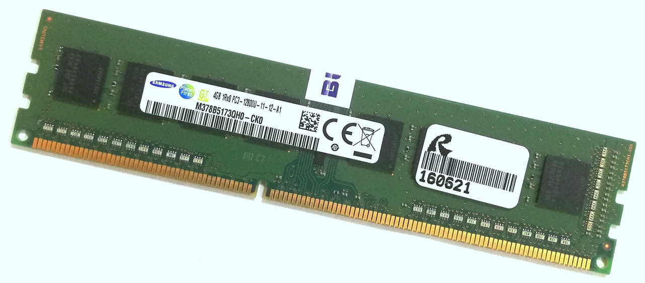 Оперативна пам'ять Samsung DDR3 4Gb 1600MHz PC3 12800U 1Rx8 CL11 (M378B5173QH0-CK0) Нова!