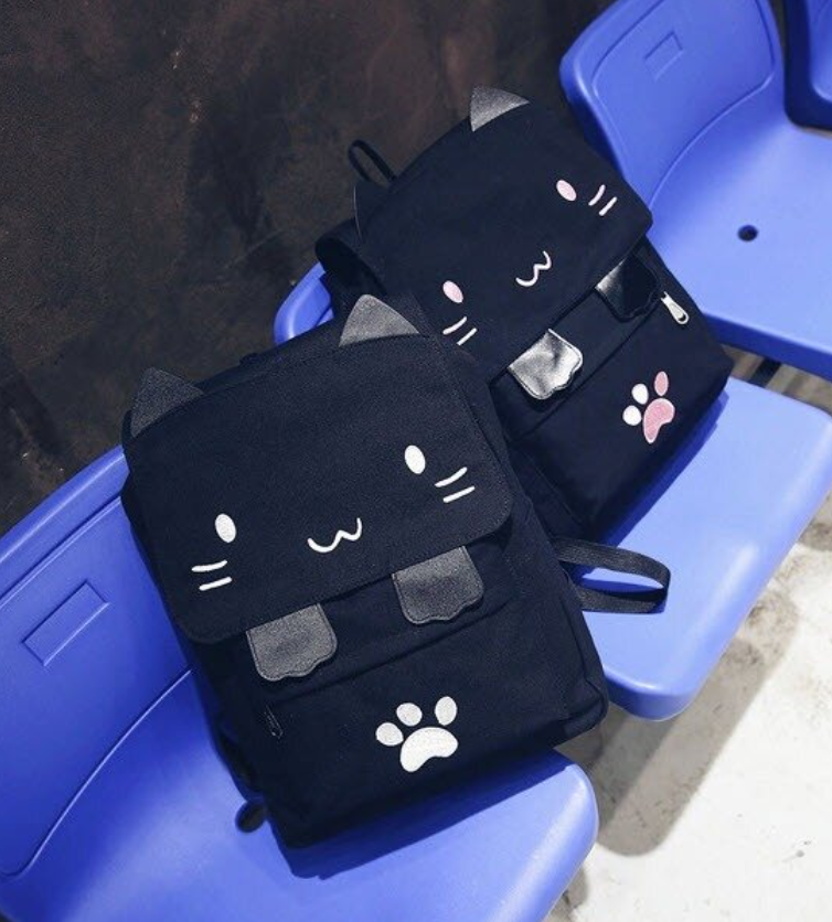 Рюкзак для девочки с котом и ушками - фото 4 - id-p1436795778