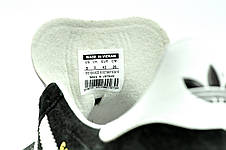 Чоловічі кросівки Adidas Gazelle, Black/White, фото 4