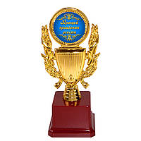 Статуетка 570910 Кращий працівник освіти Кубок з вінком