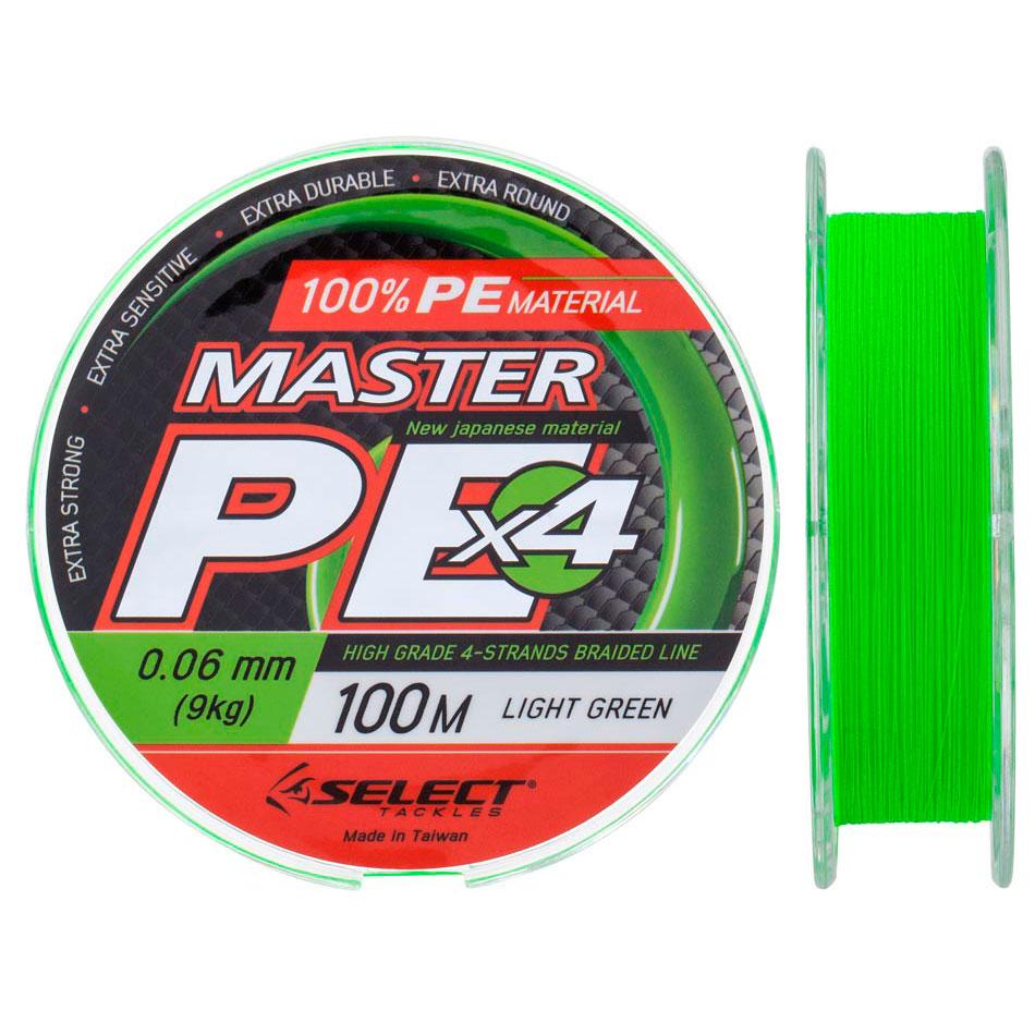 Шнур Select Master PE 100m (салат.) 0.16mm 19kg