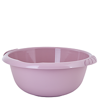 Таз "Євро" круглий пластиковий 9л 40*38*15см фрезія Алеана