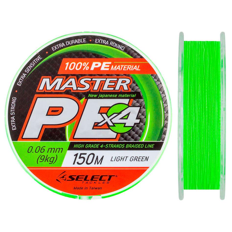 Шнур Select Master PE 150m (салат.) 0.14mm 17kg
