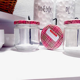 Скляні Банки для консервації з кришкою twist off (закрутка) 200 мл упаковка 6 шт