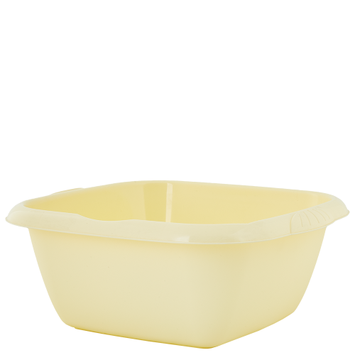 Таз "Євро" квадратний 6л. (жовтий)