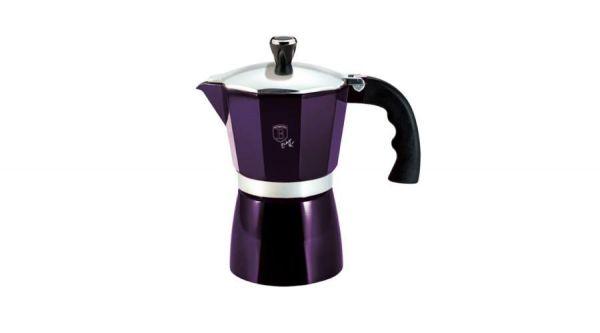 Кавоварка гейзерная BERLINGER HAUS Purple Eclipse Collection 150 мл - 3 порції Колір фіолетовий 6777BH