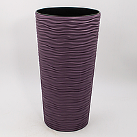 Горщик для квітів високий "Ф'южн" 5л d22*41,5см (фіолетовий)