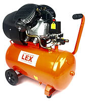 Компресор LEX LXC50V : 50л : 3.3 кВт : 2 поршня