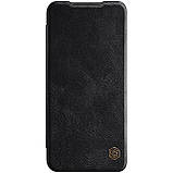 Захисний чохол-книжка Nillkin для Xiaomi Redmi Note 10 5G / Poco M3 Pro Qin leather case Black Чорний, фото 3