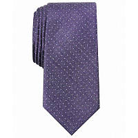 Краватка Perry Ellis Portfolio, чоловічий,шовковий, у горошок, фіолетовий, 100% оригінал, USA.