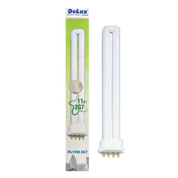 Люмінесцентна лампа DeLux TUBE PL11W 4100K 2G7