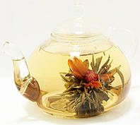 Белый элитный чай Огненный Бутон 100 гр цветочный связанный